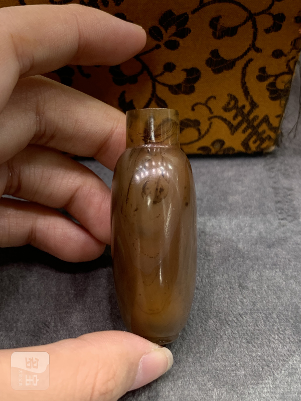 清玛瑙鼻烟壶 - 图5